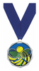 Tennis Decagon Painted Medal [MDCM2-TN]