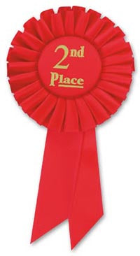 Rosette Ribbon- 2nd Place [R204-2nd]