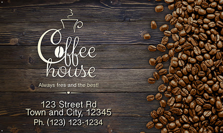 Bistro & CafÃ© Vinyl Banner- Coffee Shop [VB-BTRCO-CFE]
