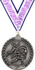 2.75 in Gymnastics Female Wreath Framed Medal- Silver [M311-GF-S]