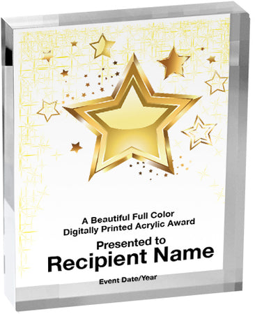 Stars Vibrix Acrylic Award [ACB45V-STR]