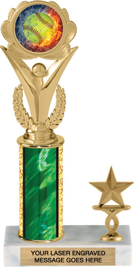Victory Color Insert Trophy with 1 Trim [T1T10i-J246]