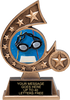 Swimming Comet Resin Trophies [RCOM5-SW]