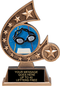 Swimming Comet Resin Trophies [RCOM5-SW]