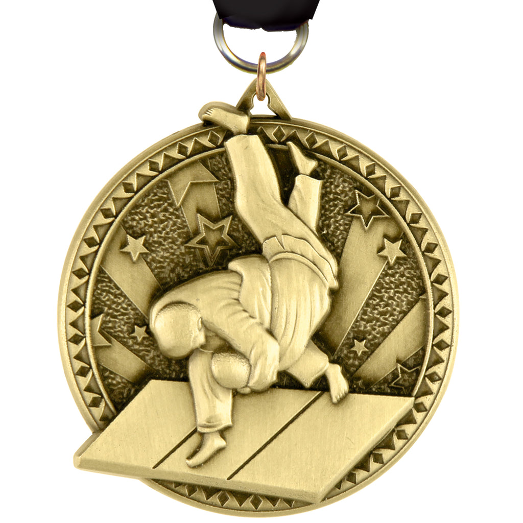 2" Judo Ultra-Impact 3-D Medal [MDTD2-JDO]