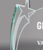 Shooting Star Jade Crystal Crescent- 6x8 inch [GJM312B]