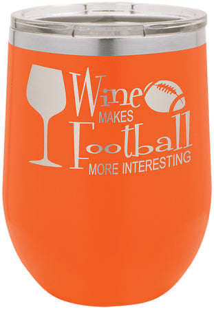 Polar Camel Vacuum Insulated Stemless Wine Glass - Orange [SWGJ8-ORG]