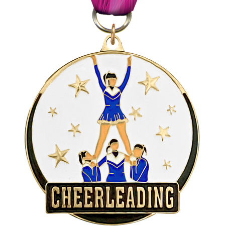 Cheer Enameled Medal [M2EP-CH]