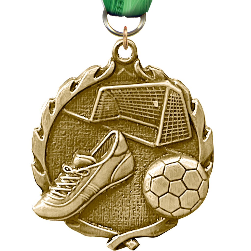 Soccer Wreath Medal