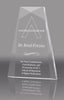 Faceted Acrylic Wedge - Clear 6 inch [ARFW-6-CLR]