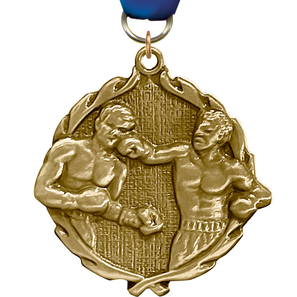 1.75 inch Boxing Wreath Medal [MP18-BX-G]