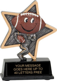 Football LittlePals Resin Trophy [RJLP5-FB]