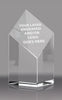Diamond Fortress Crystal Award - 5.125 inch [CFDIAPL-5-X]