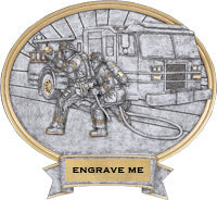 Firefighter Sport Legend Ovals [SLO8-FIRE]