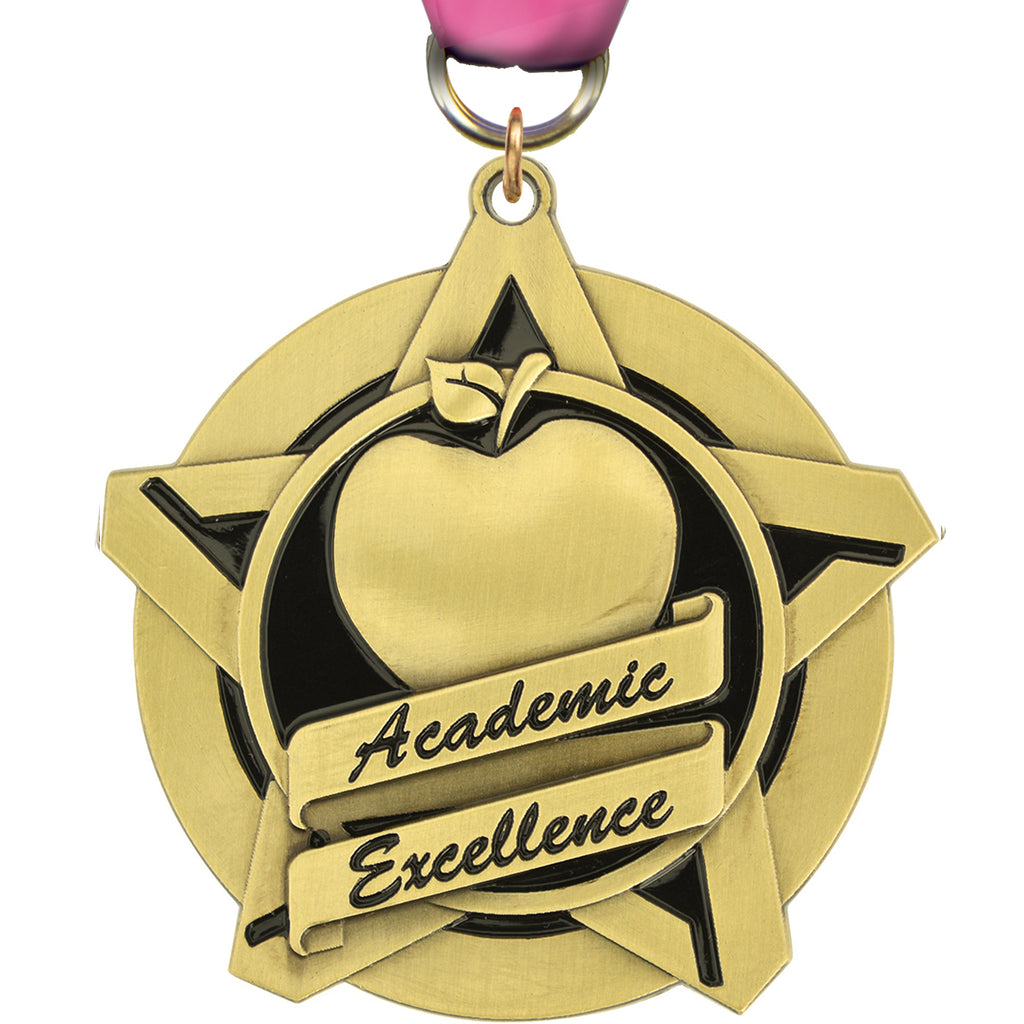2.25" Academic Excellence Dynastar Medal [MPDSTR-ACEX]
