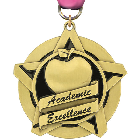 2.25" Academic Excellence Dynastar Medal [MPDSTR-ACEX]