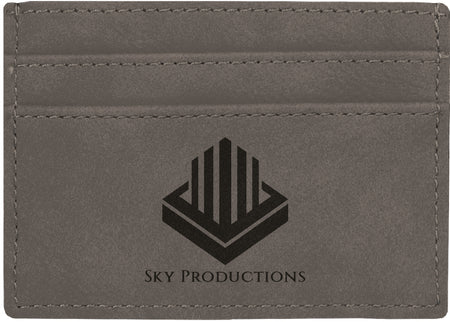 Gray Leatherette Money Clip [MCJ-386]