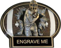 Football Burst Thru Ovals [BT7-FB]