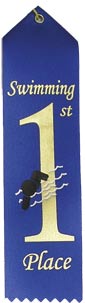 Swimming 1st Place Event Ribbon [R8SER-SW-1ST]