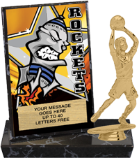 Rockets Mascot Billboard Plaque [PBB6-MSCT-RKT]