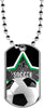 Soccer Dog Tags [DTLAM2-SC]