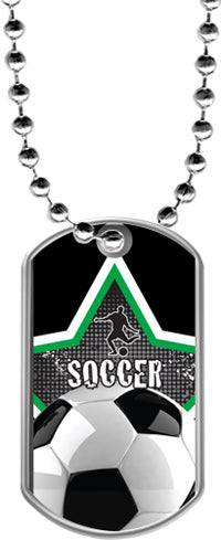 Soccer Dog Tags [DTLAM2-SC]