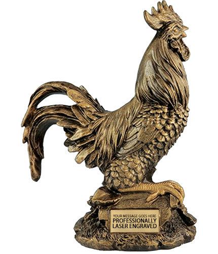 Rooster Resin Trophy - 10.5 inch [RM-297] – Trophy Depot