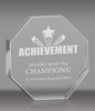 Crystal Octagon Wedge Award [CFOCT-5-X]