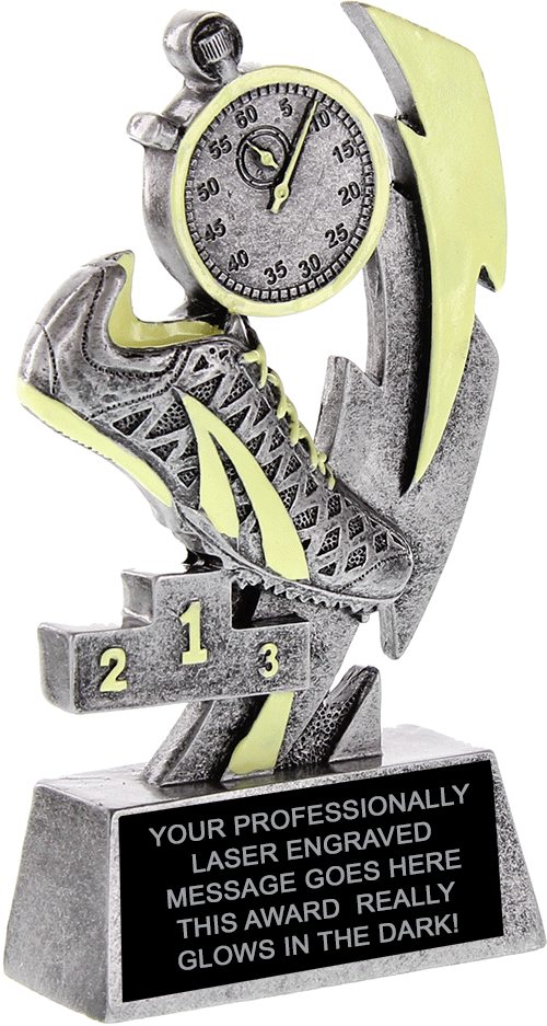 Track Glow Lightning 6" Resin Trophy [RCGLO-6-TK]