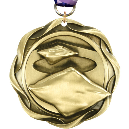 3" Corn Hole Fusion Diecast Medal [MFUS2-CRNHL]
