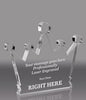 Acrylic Crown Award - 8.5 x 7 inch [ACRWN-87-Q]