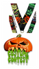 Jack-o-Lantern Costume Contest Colorix-M Acrylic Medal - 5 inch [MACR5-HLWN-JAKCOS-Q]