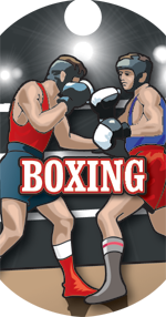 Boxing Dog Tag Insert [DT-2283]