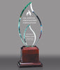 Double Flame Jade Crystal Award [CM33-12]