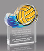 Water Polo Splatters Acrylic Award- 4x5 inch [ASLM-45-WTRPLO-Q]