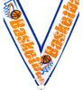 7/8 x 30 in. Basketball Neck Ribbon [NKRB-1074]