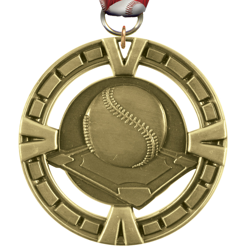 2.5" Baseball Victory Medal [M4V25-BS]
