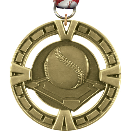2.5" Baseball Victory Medal [M4V25-BS]