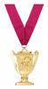 Volleyball Bright Gold Trophy Cup Medal [MTM27-VB]