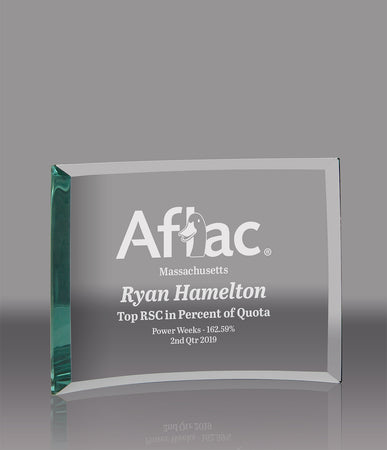 Jade Crystal Crescent- 6x8 inch [GJM303C]