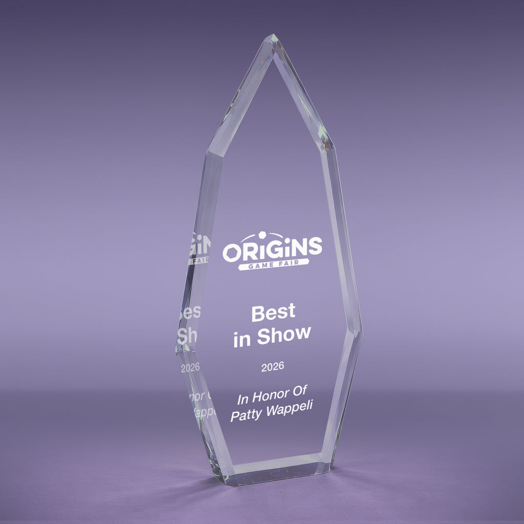 Multi Bevel Brilliance Aspire to Greatness Acrylic Award - 8.5 inch [ATMBASP-8]