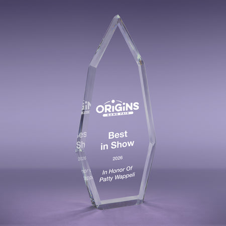 Multi Bevel Brilliance Aspire to Greatness Acrylic Award - 8.5 inch [ATMBASP-8]