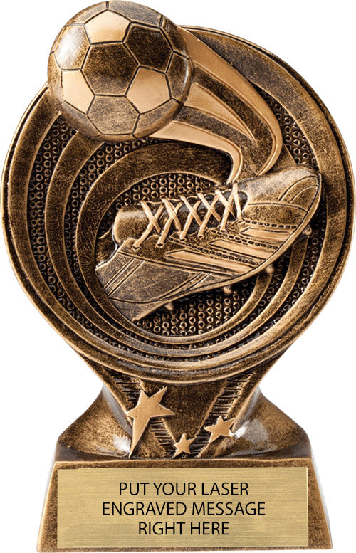 Soccer Saturn 6" Resin Trophy [RM26ST-SCG]