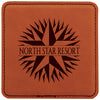 Rawhide Square Leatherette Coaster [CSTJSQ-271]