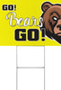 Bear Mascot Yard Sign - 24 x 18 inch [YS2418-MSCT-BEAR]