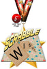 Scrabble Colorix-M Acrylic Medal- 5 inch [MACR5-SCRBL-Q]
