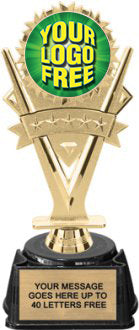 Five-Star Victory Custom Insert Trophy on Synthetic Regal Base [TXRGi-J57]