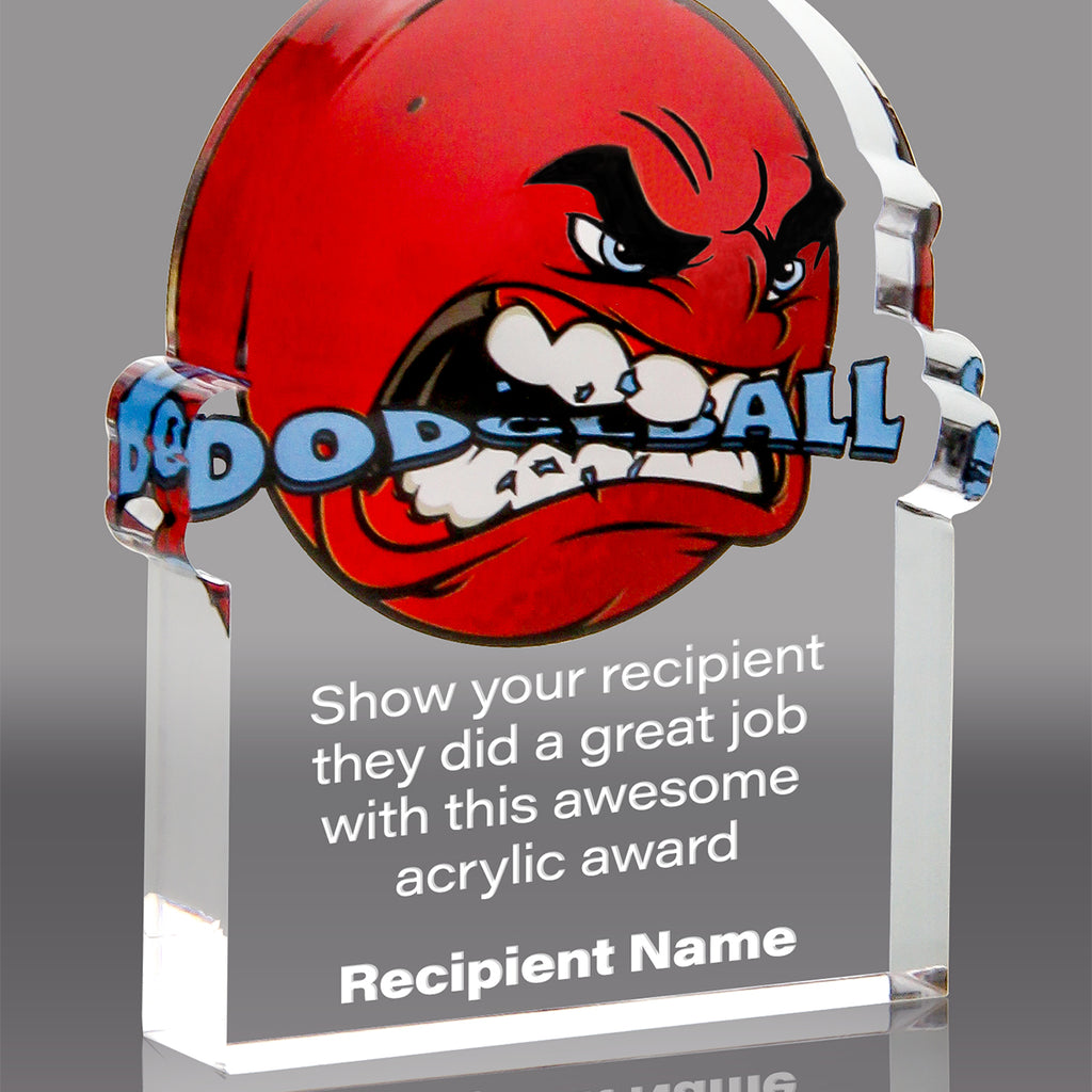 Dodgeball Krunch Acrylic Awards