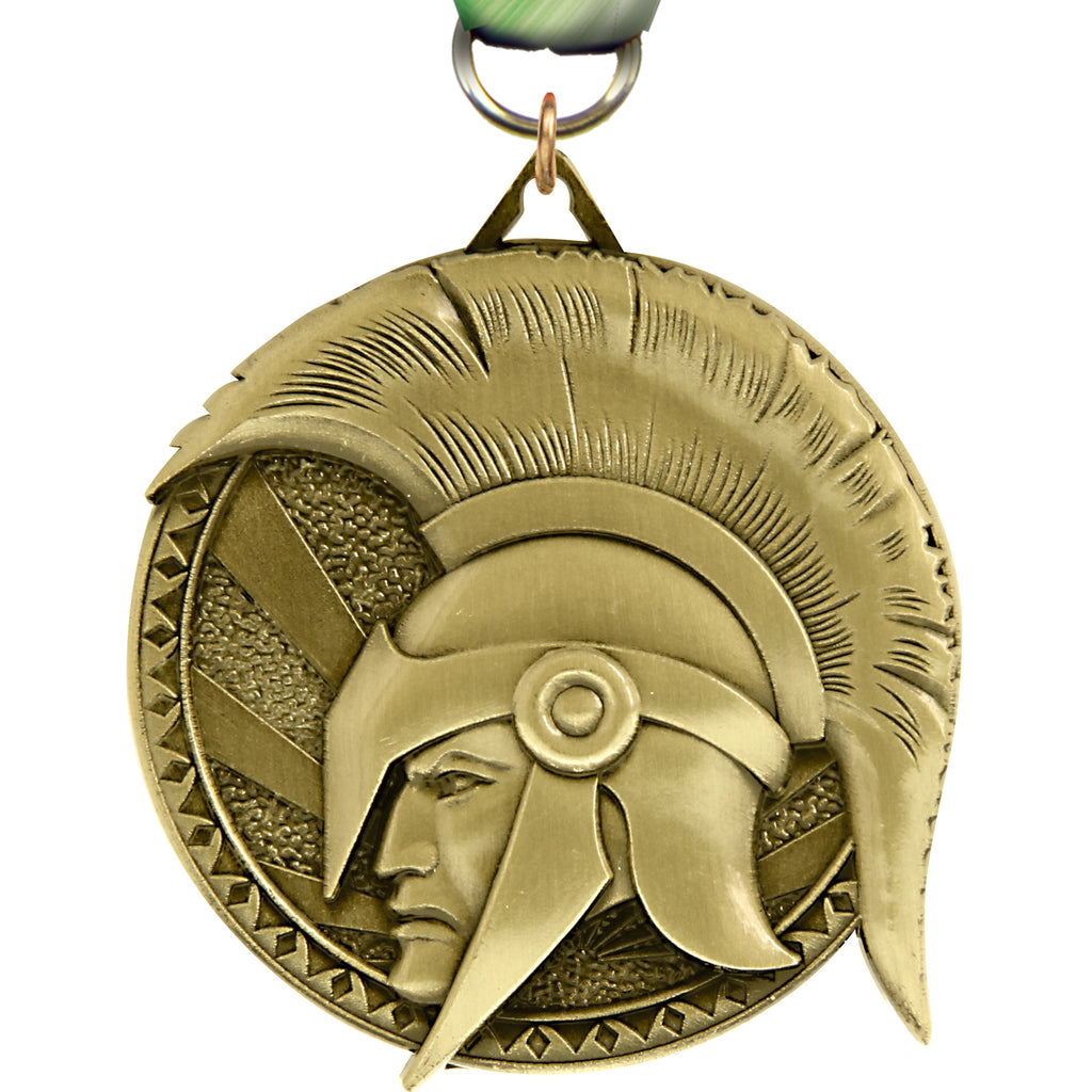 2" Mascot Trojans Ultra-Impact 3-D Medal [MDTD2-MSCT-TRJ]