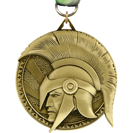 2" Mascot Trojans Ultra-Impact 3-D Medal [MDTD2-MSCT-TRJ]
